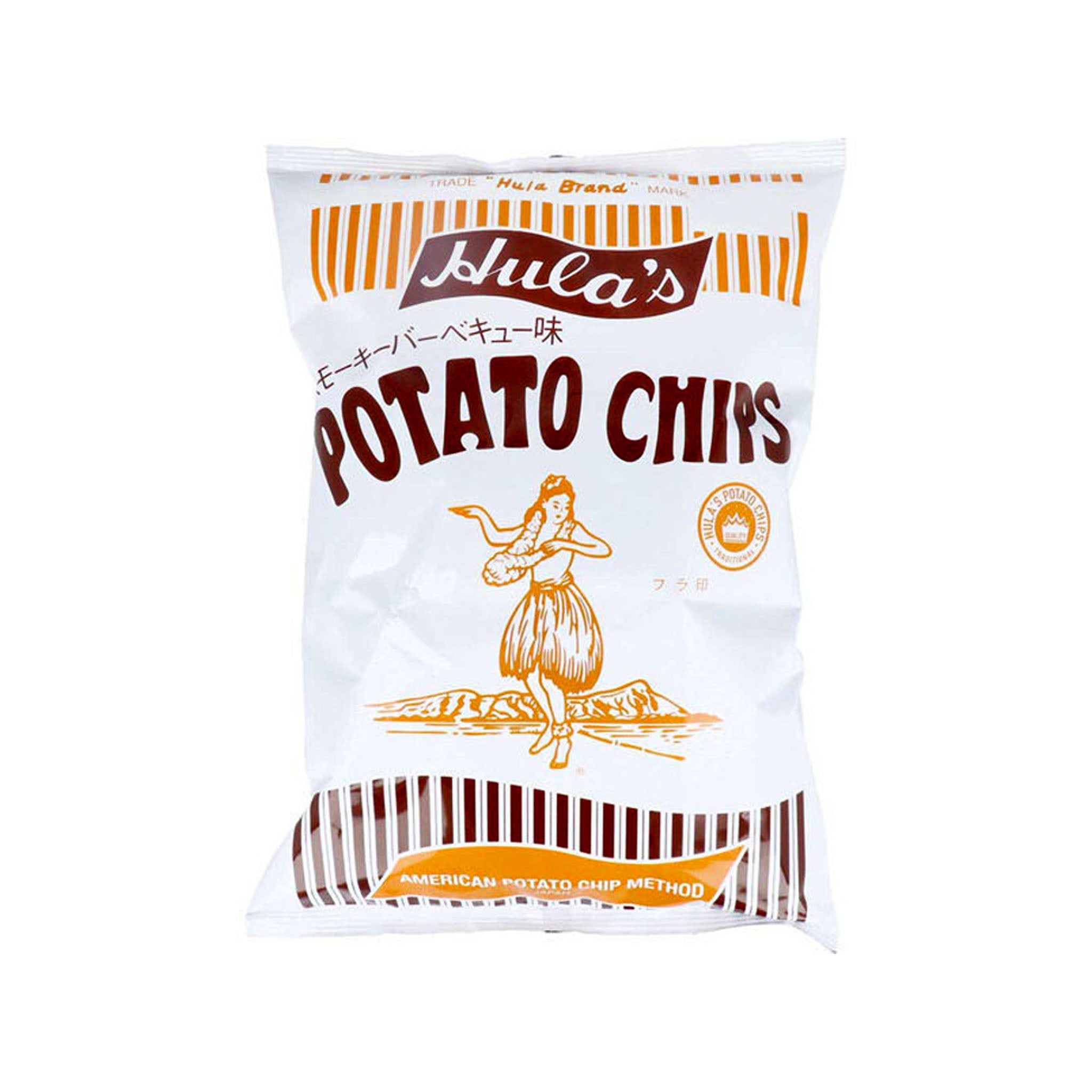 Hula's American Potato Chips Smoky BBQ Flavor
